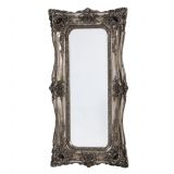 Baroque Tall Silver French Mirror